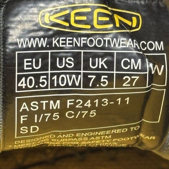 NEW Keen Utility Atlanta Cool Low Women's 10 W WIDE Brown Steel Toe Work Shoes - Picture 9 of 10